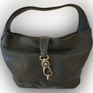 Elegant Black Leather Women's Bag